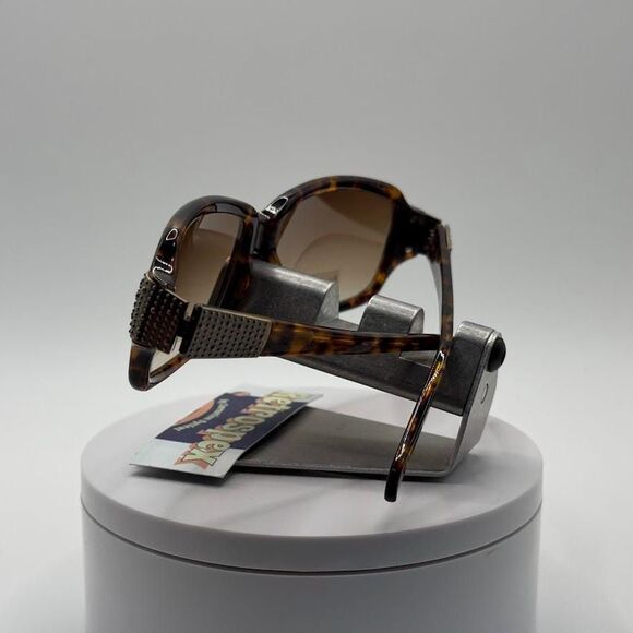NOS Vintage Y2K Designer Sunglasses | Ellen Tracy | Tortoise Plastic 2000s Style main image 6